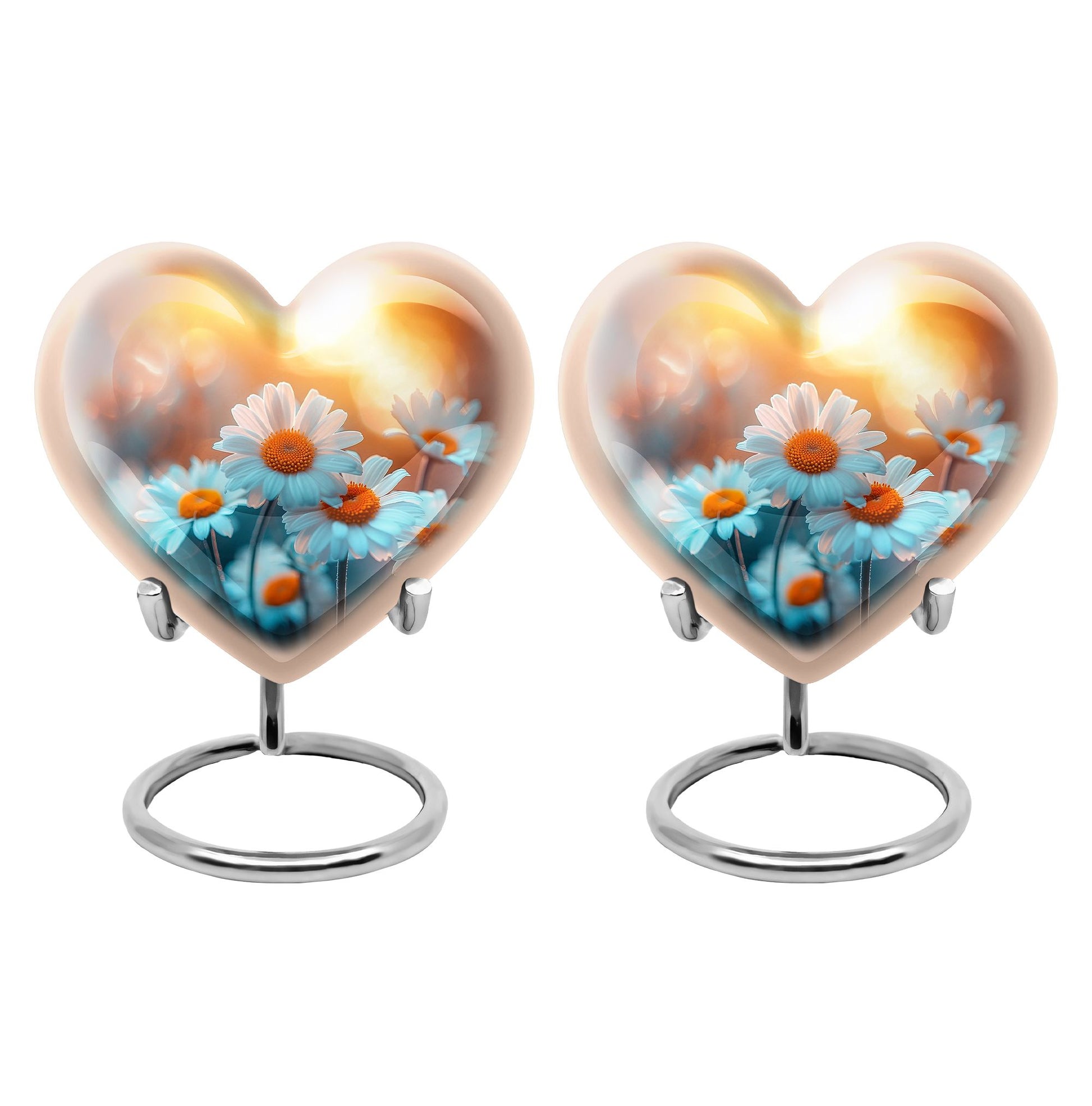 Heart Shaped  Keepsake Set of 2