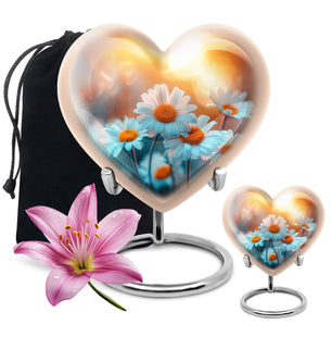 Heart Shaped  Large Urn With 1 Keepsake