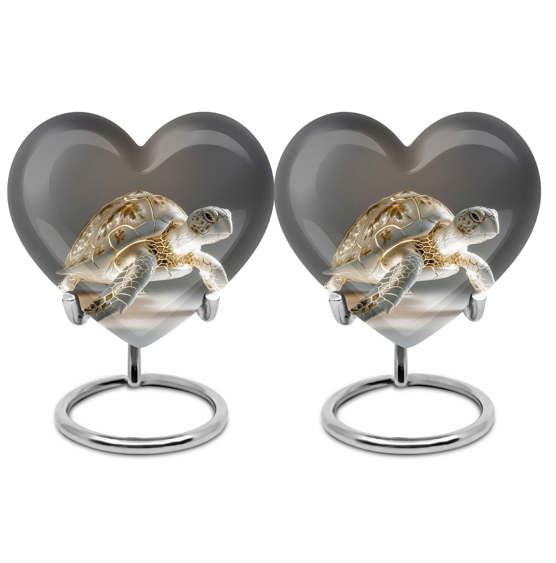 Heart Shaped  Keepsake Set of 2