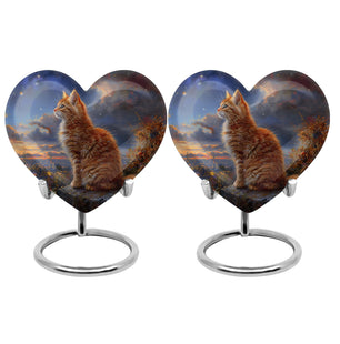 Heart Shaped  Keepsake Set of 2