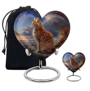 Heart Shaped  Large Urn With 1 Keepsake