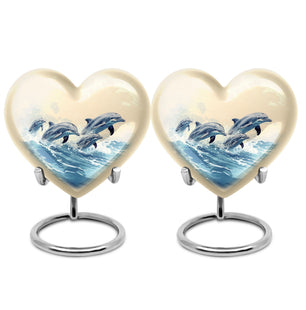Heart Shaped  Keepsake Set of 2