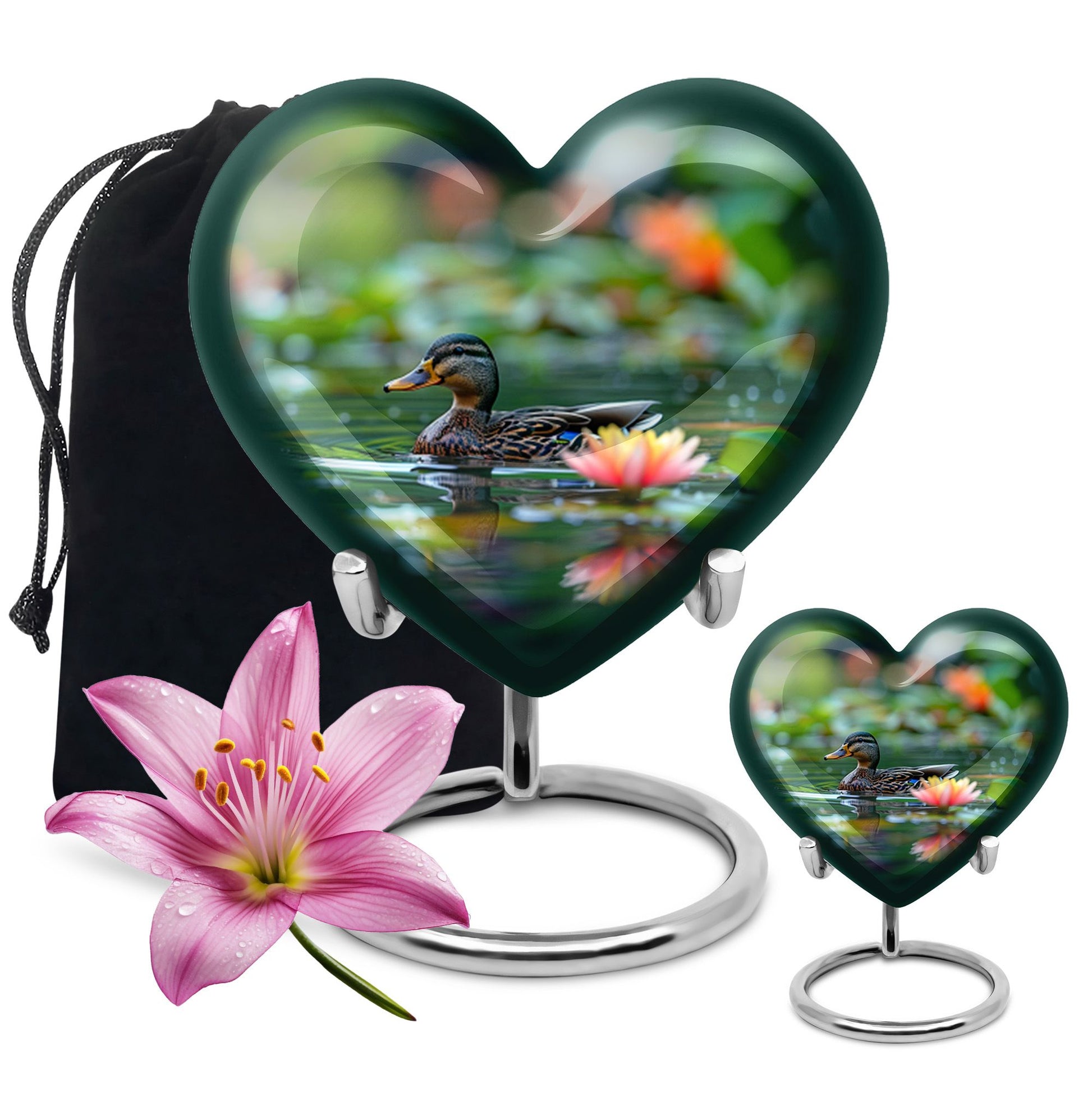 Heart Shaped  Large Urn With 1 Keepsake