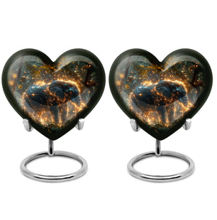 Heart Shaped  Keepsake Set of 2