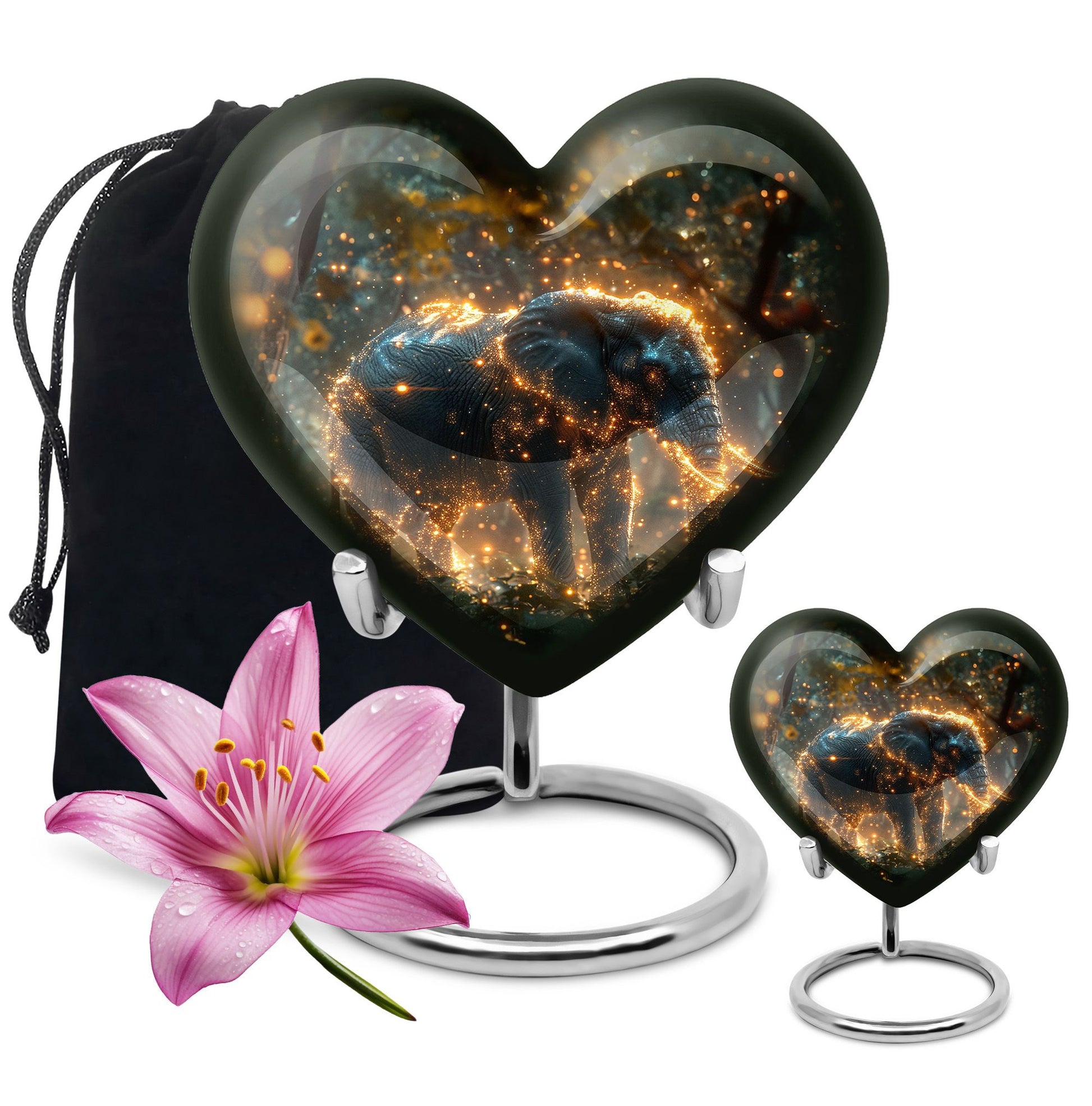 Heart Shaped  Large Urn With 1 Keepsake
