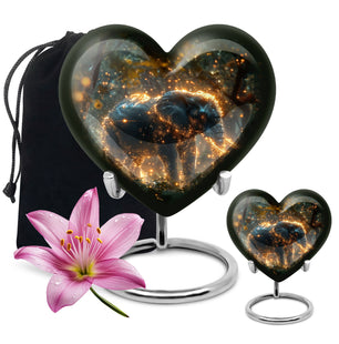 Heart Shaped  Large Urn With 1 Keepsake