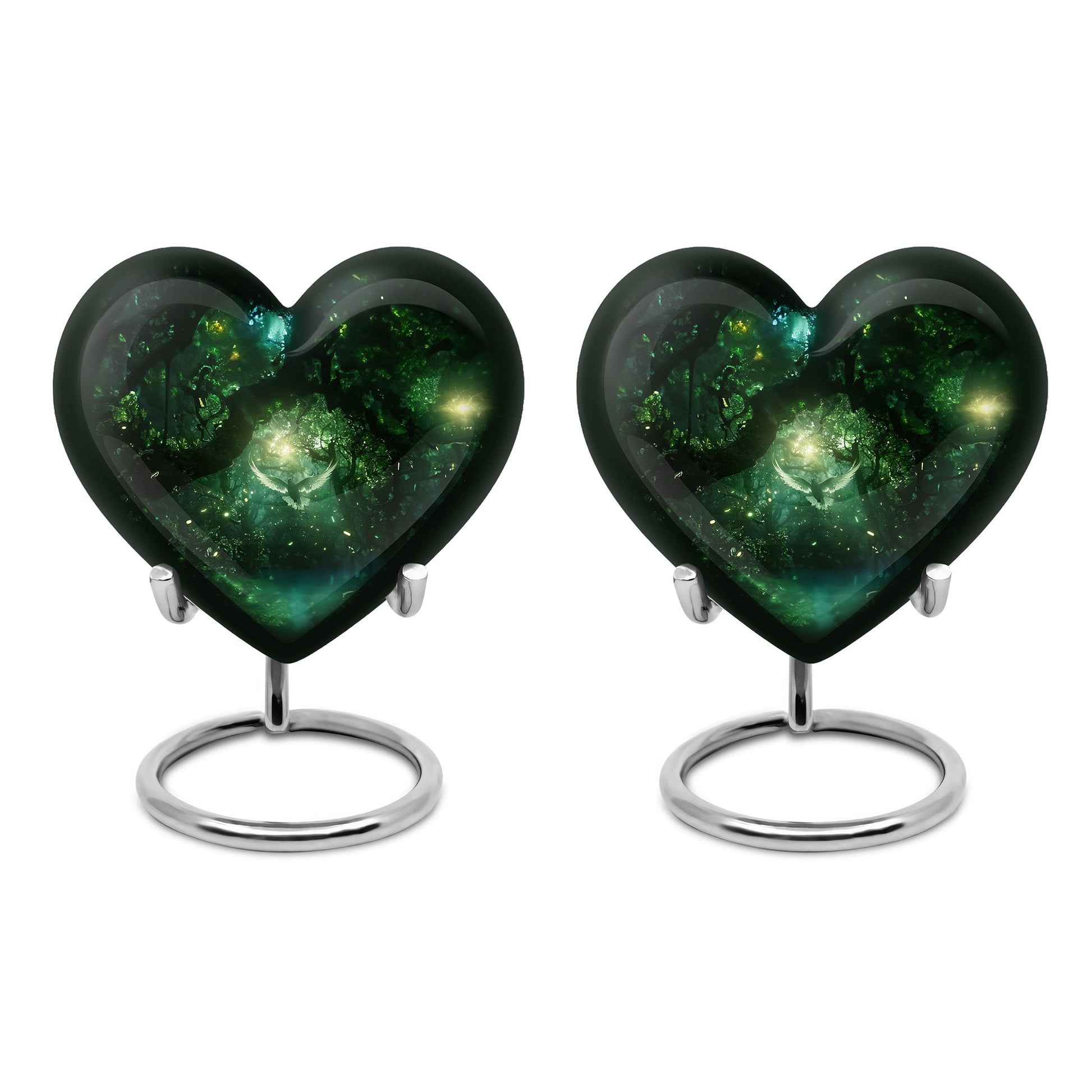 Heart Shaped  Keepsake Set of 2
