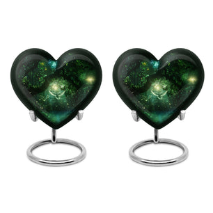 Heart Shaped  Keepsake Set of 2