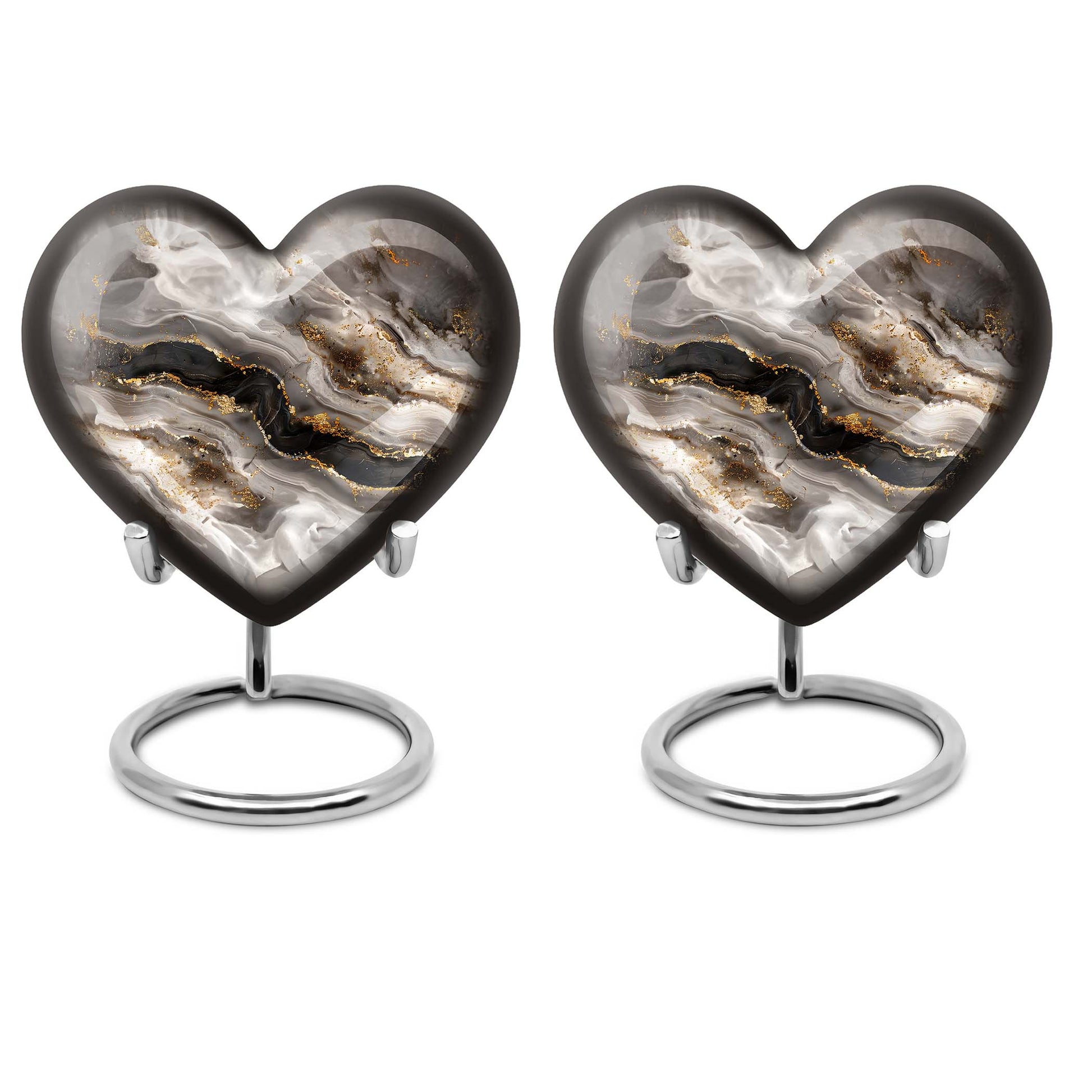Heart Shaped  Keepsake Set of 2