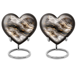 Heart Shaped  Keepsake Set of 2