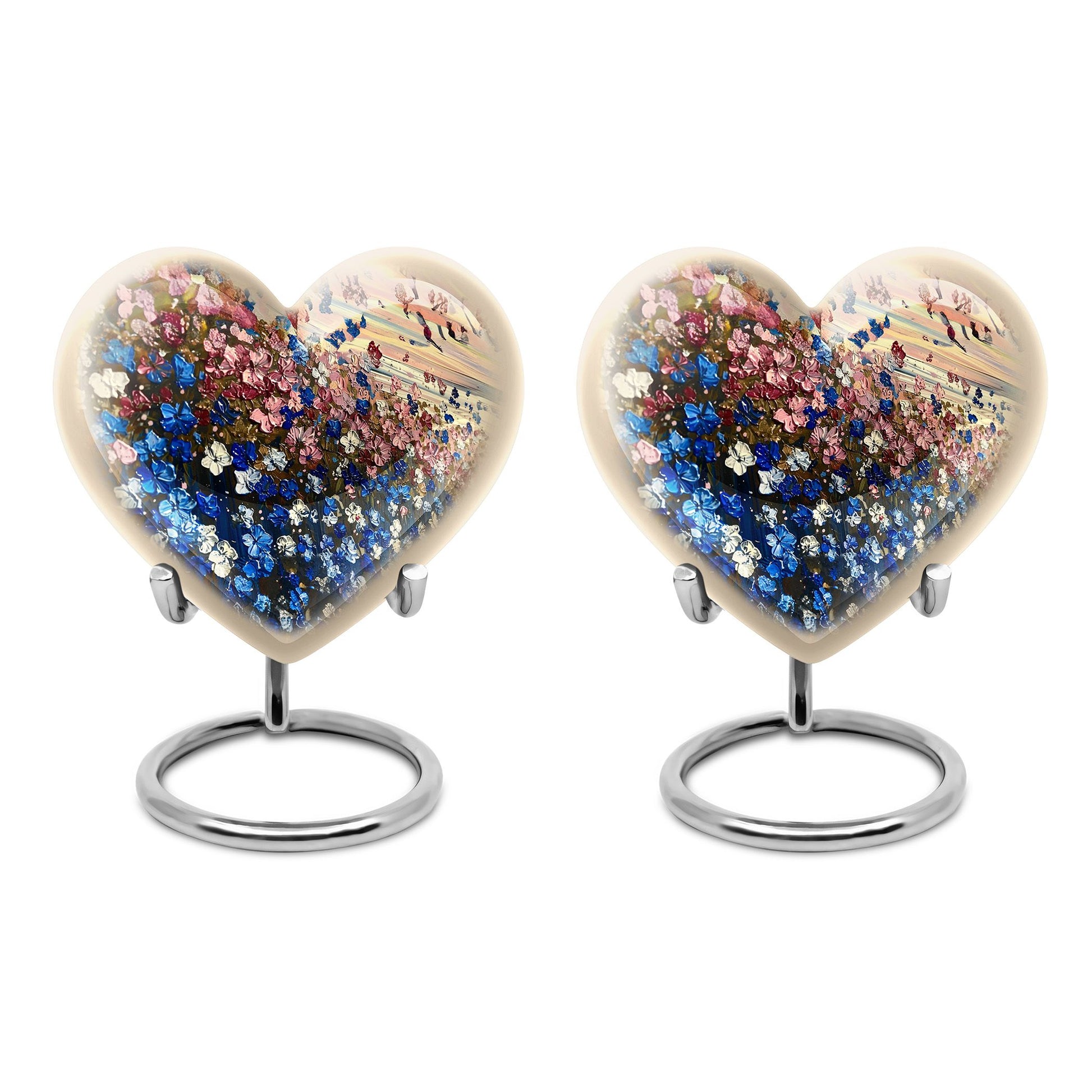Flowers Urns For Women Funeral, Ashes Cremation Urn