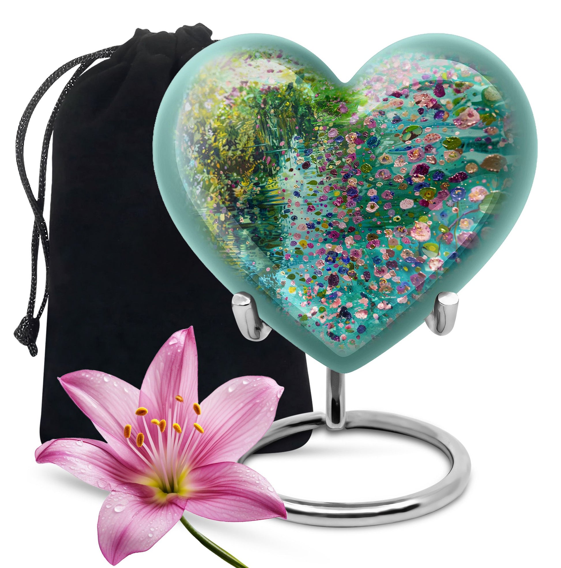 Flowers Urn Vase Funeral, Ashes Cremation Urn For Ashes