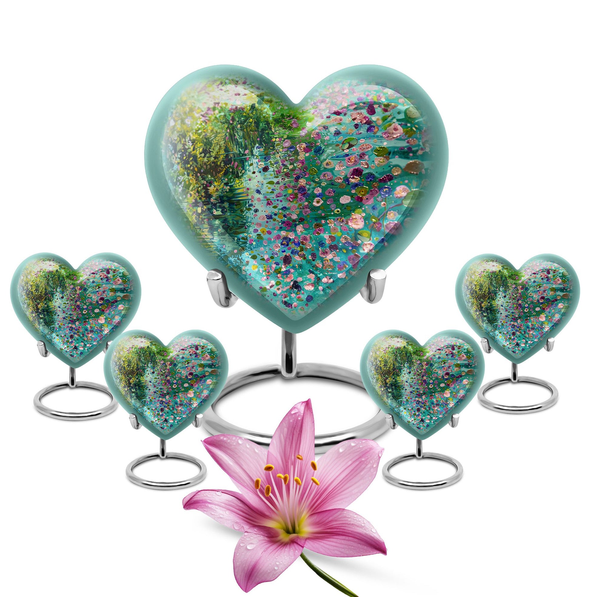 Flowers Urn Vase Funeral, Ashes Cremation Urn For Ashes