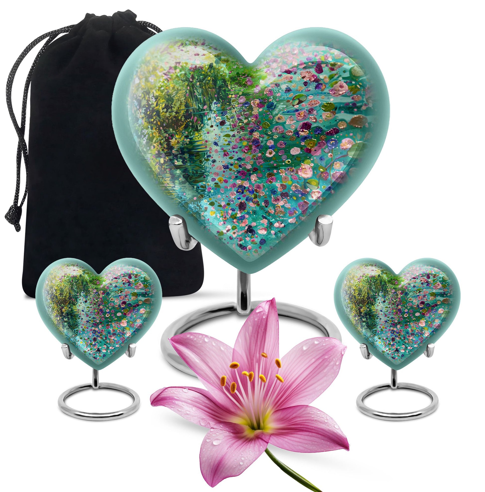 Flowers Urn Vase Funeral, Ashes Cremation Urn For Ashes