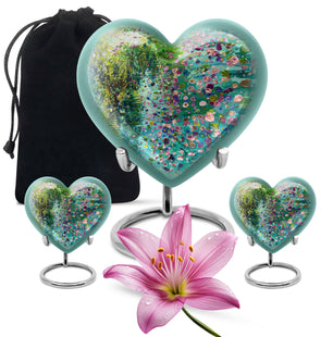 Flowers Urn Vase Funeral, Ashes Cremation Urn For Ashes