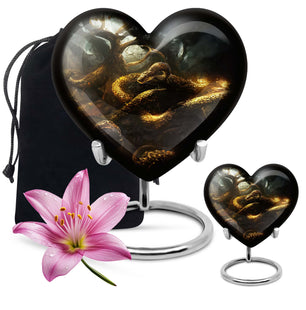 Snake Adult Size Urn Funeral, Ashes Cremation Urn
