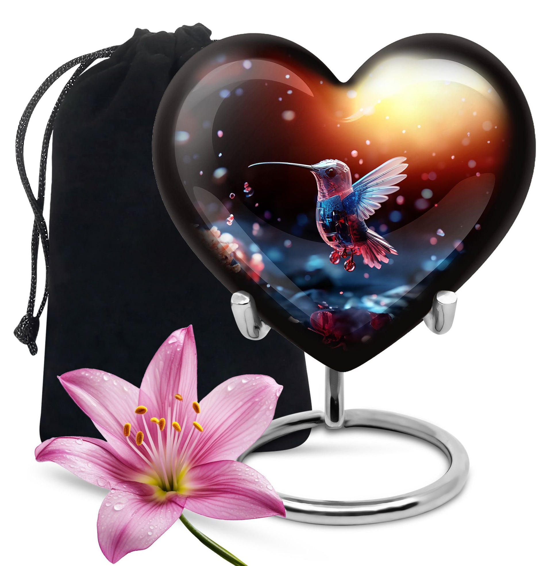 Humming Birds Cremation Keepsakes Funeral, Ashes Cremation Urn