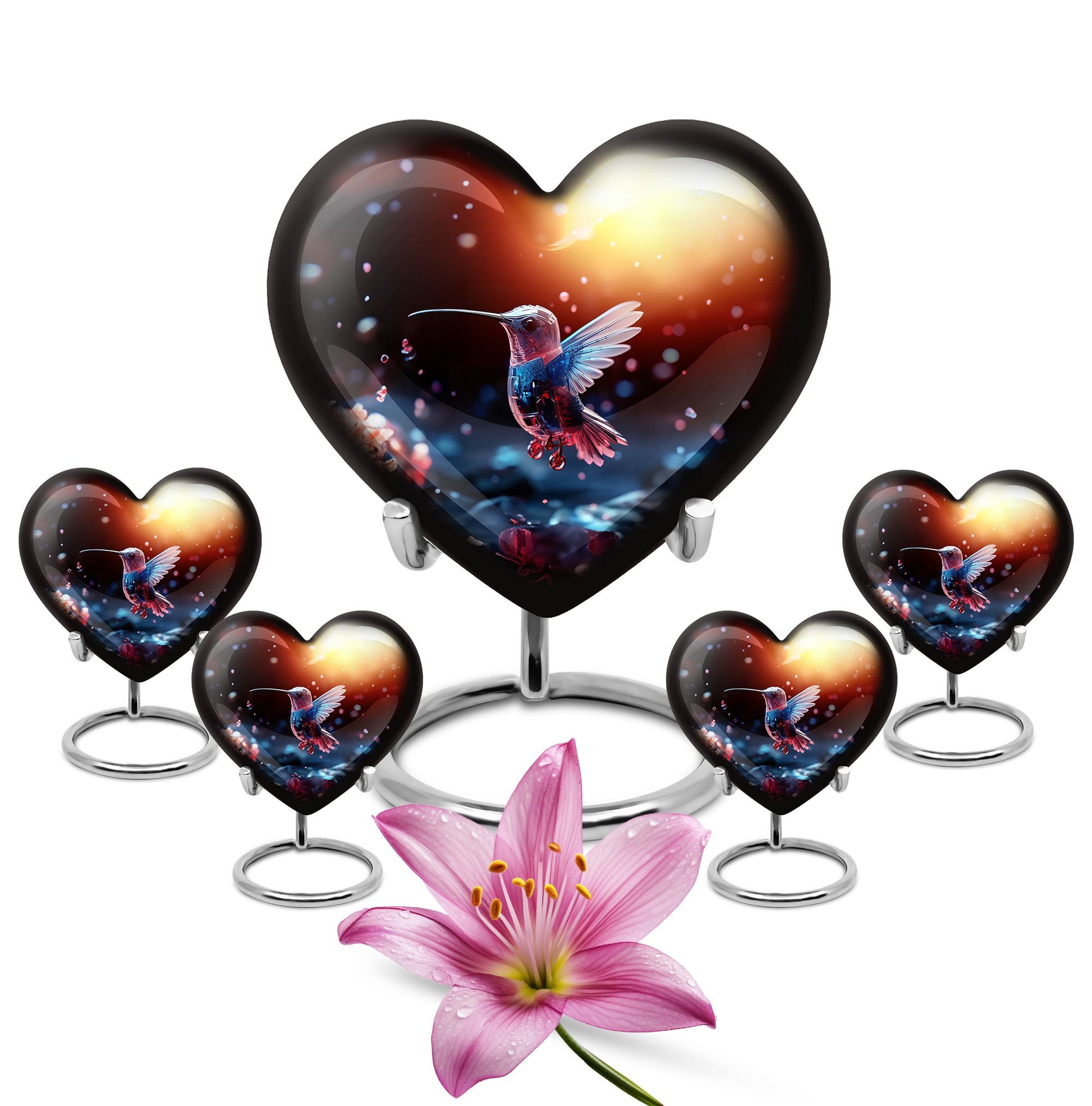 Humming Birds Cremation Keepsakes Funeral, Ashes Cremation Urn