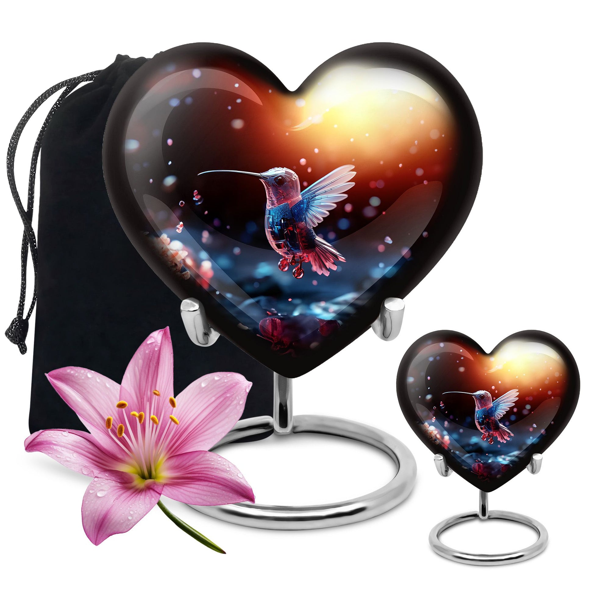 Humming Birds Cremation Keepsakes Funeral, Ashes Cremation Urn