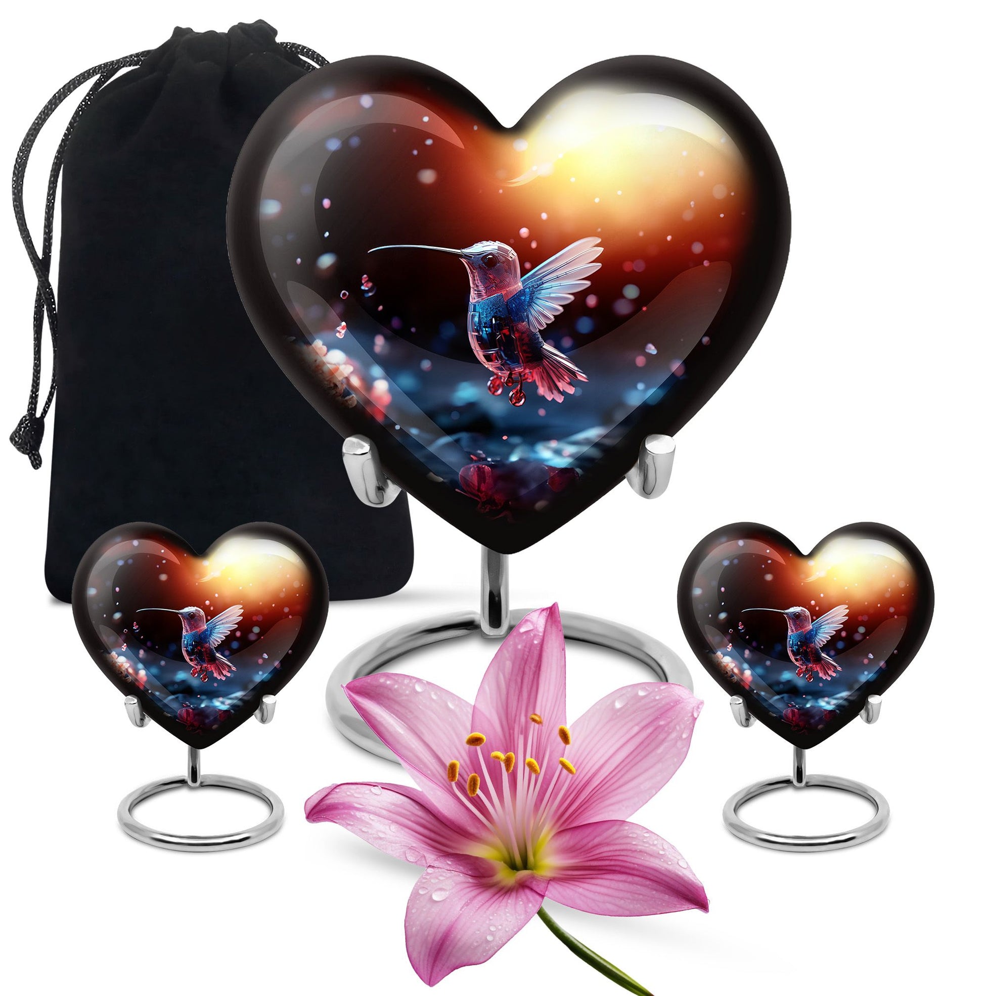Humming Birds Cremation Keepsakes Funeral, Ashes Cremation Urn