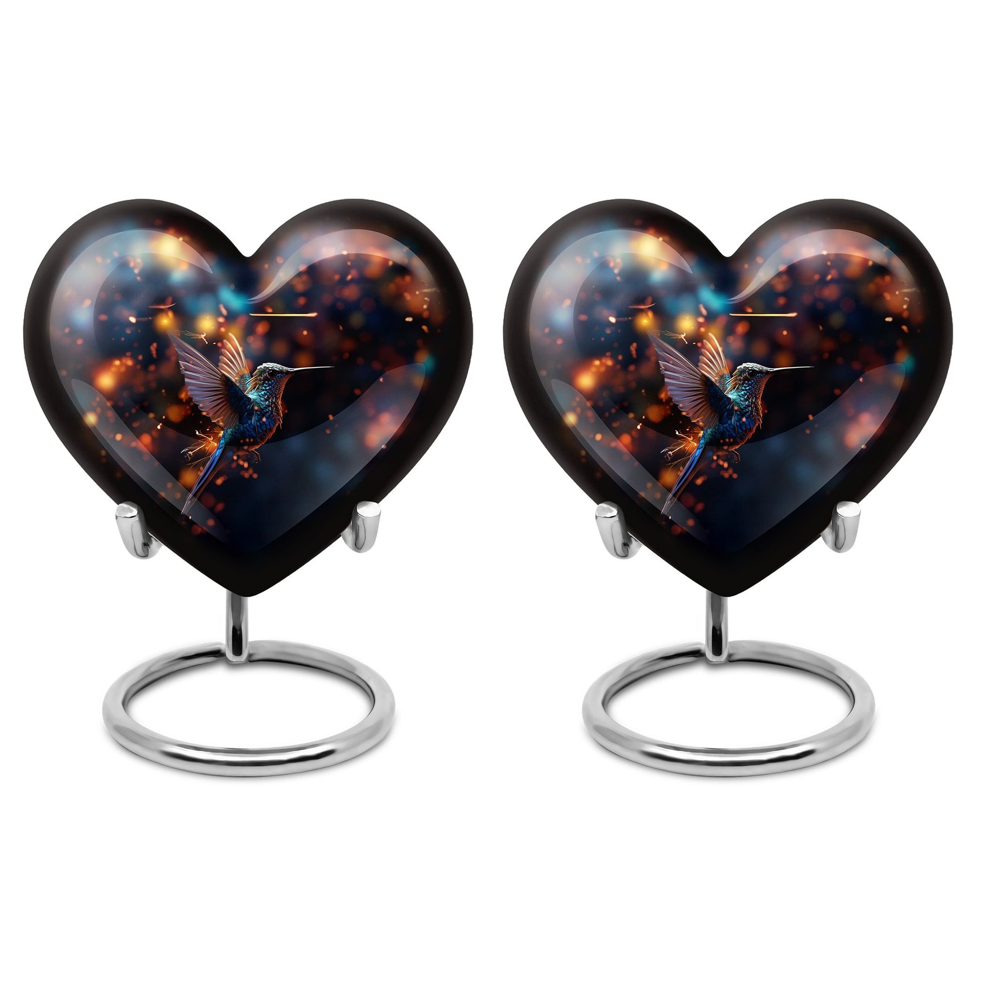 Humming Birds Urn For Mom Ashes Funeral, Ashes Memorial Urn