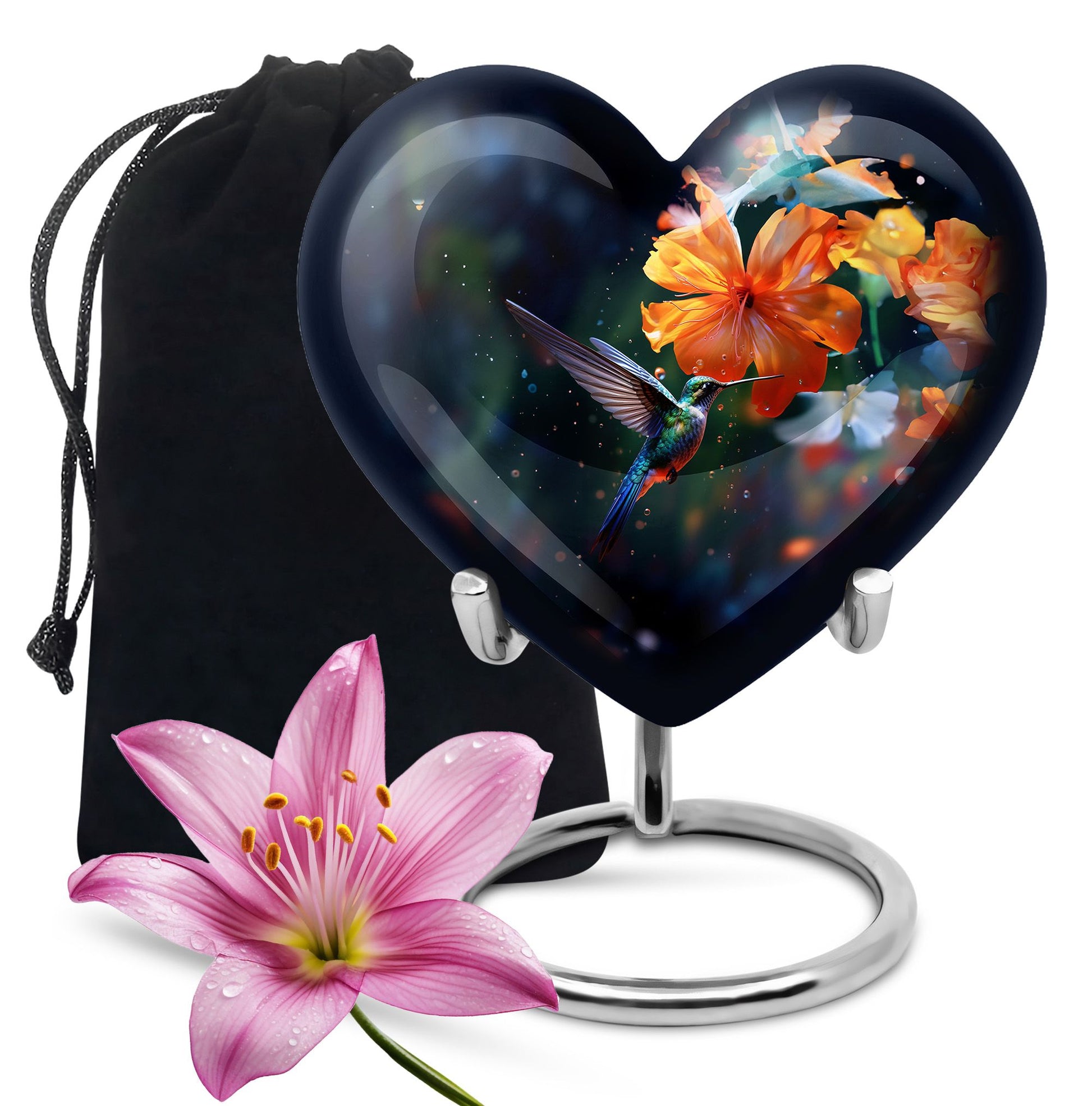 Humming Birds Urn For Ashes Funeral, Ashes Cremation Urn For Ashes
