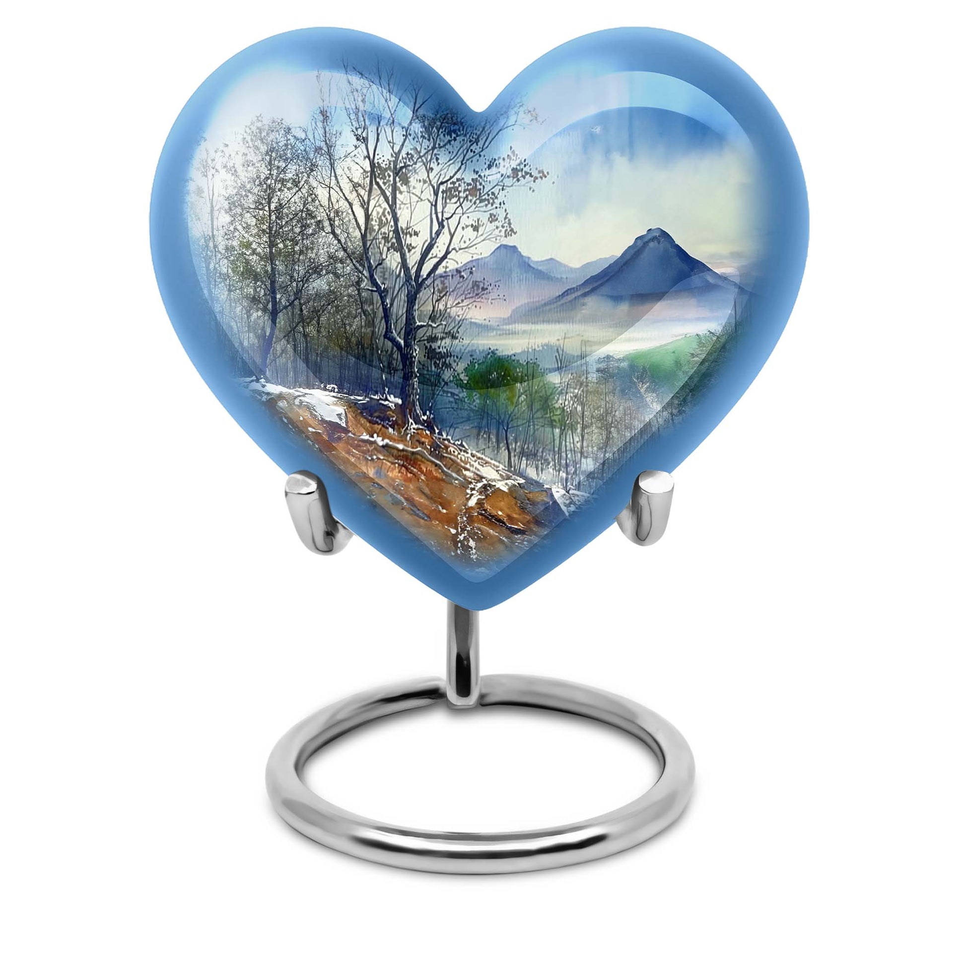Mountains Urn For Human Ashes Funeral, Ashes Cremation Urn For Ashes