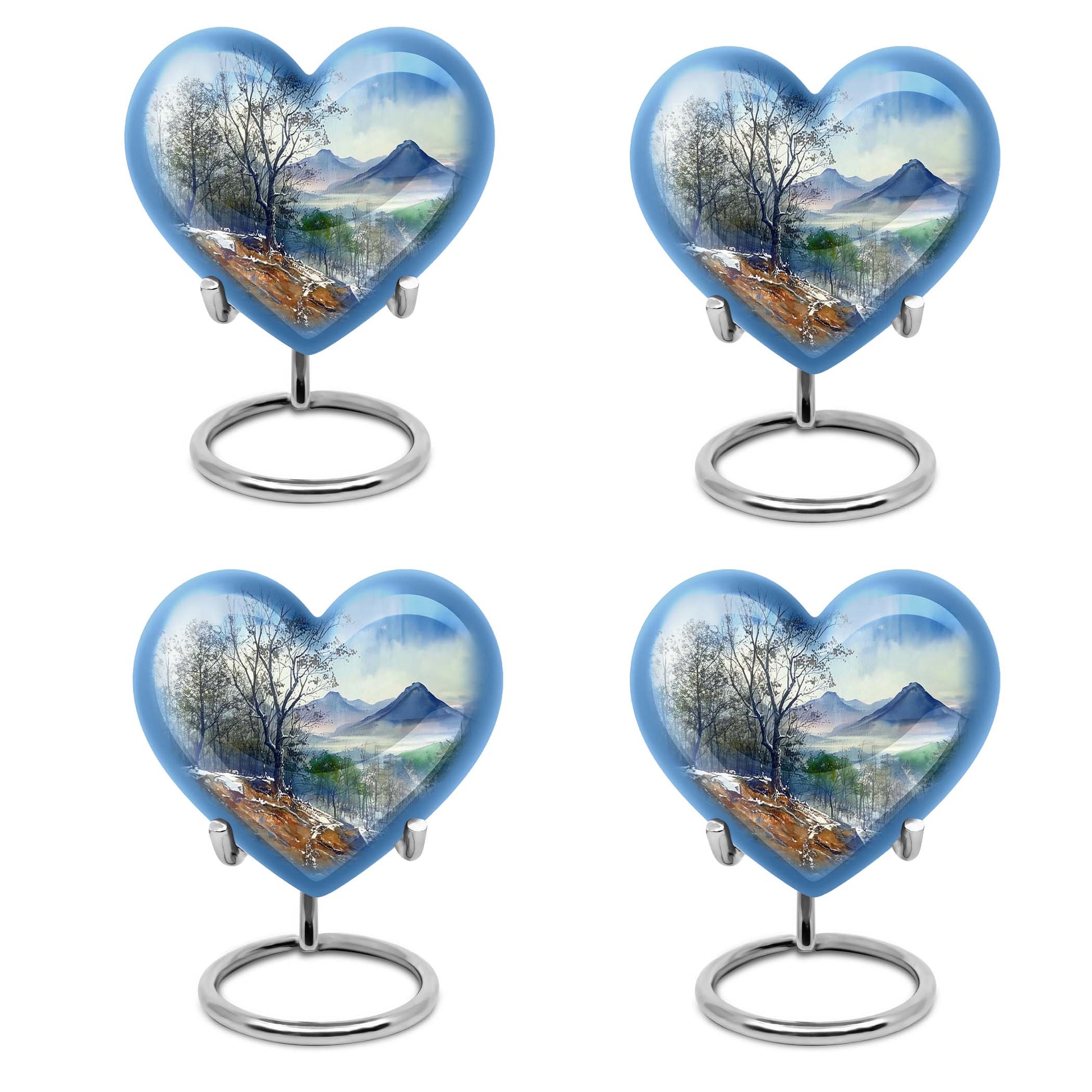 Mountains Urn For Human Ashes Funeral, Ashes Cremation Urn For Ashes