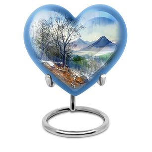 Mountains Urn For Human Ashes Funeral, Ashes Cremation Urn For Ashes