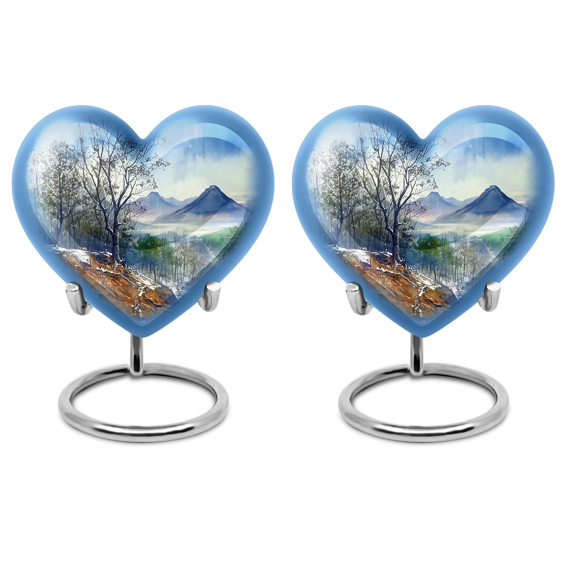 Mountains Urn For Human Ashes Funeral, Ashes Cremation Urn For Ashes