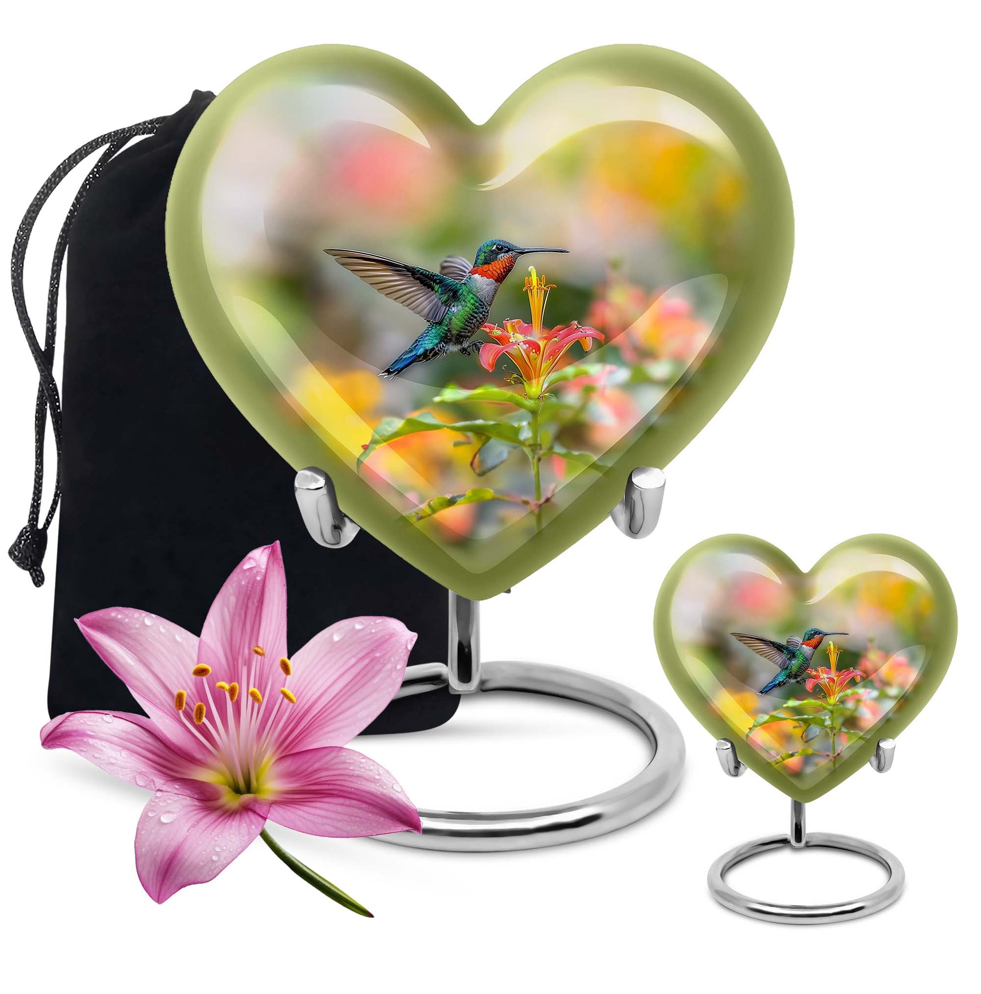 Humming Bird Keepsake Urns Funeral, Ashes Cremation Urn