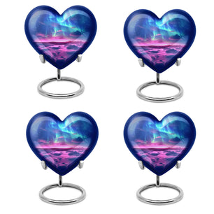 Aurora Borealis Keepsake For Ashes Funeral, Ashes Memorial Urn