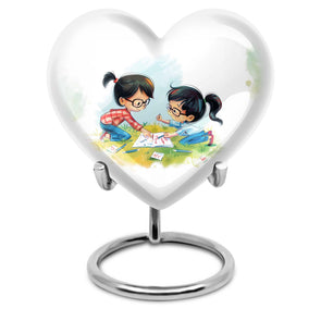 Brother And Sister Urn For Human Ashes Funeral, Ashes Cremation Urn