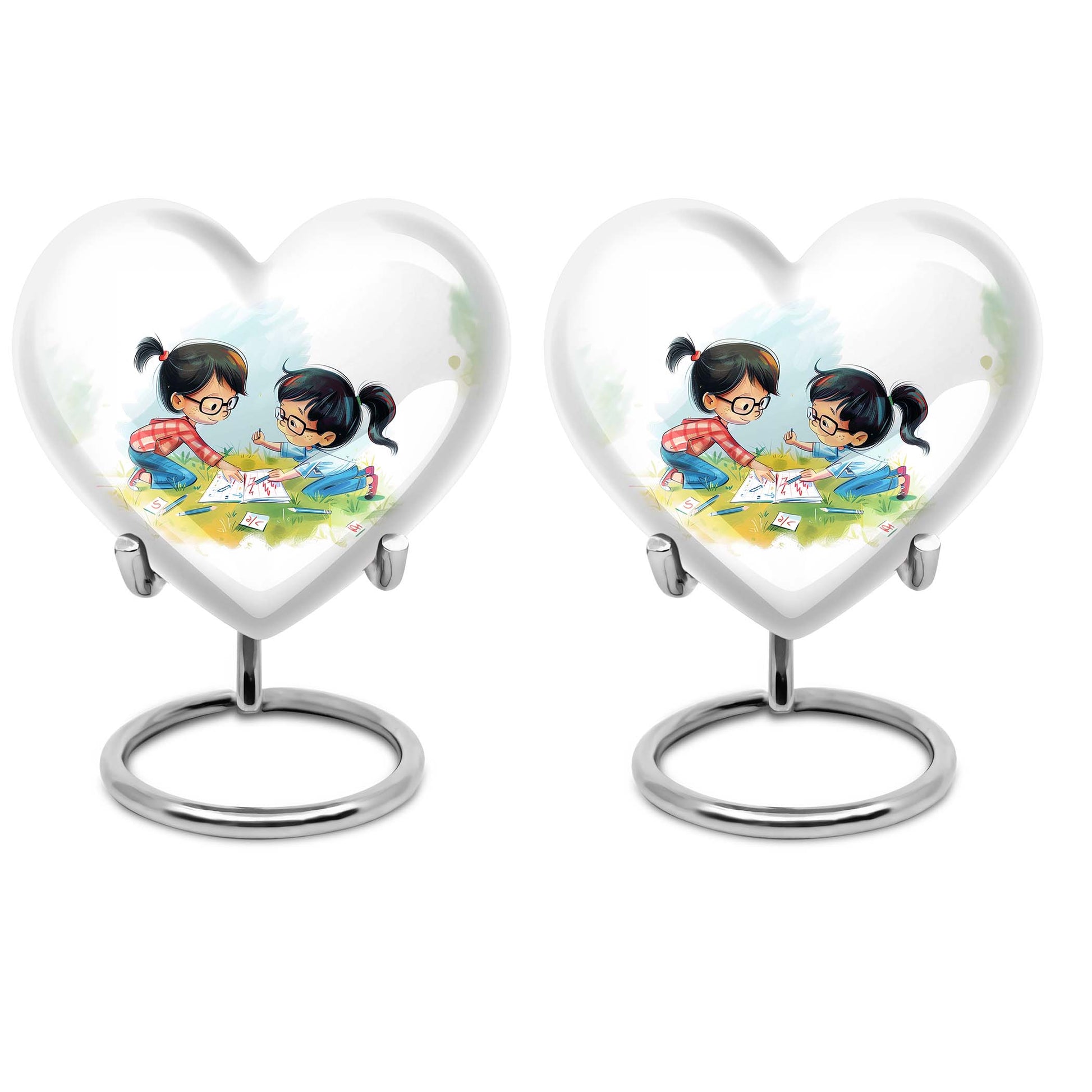 Brother And Sister Urn For Human Ashes Funeral, Ashes Cremation Urn