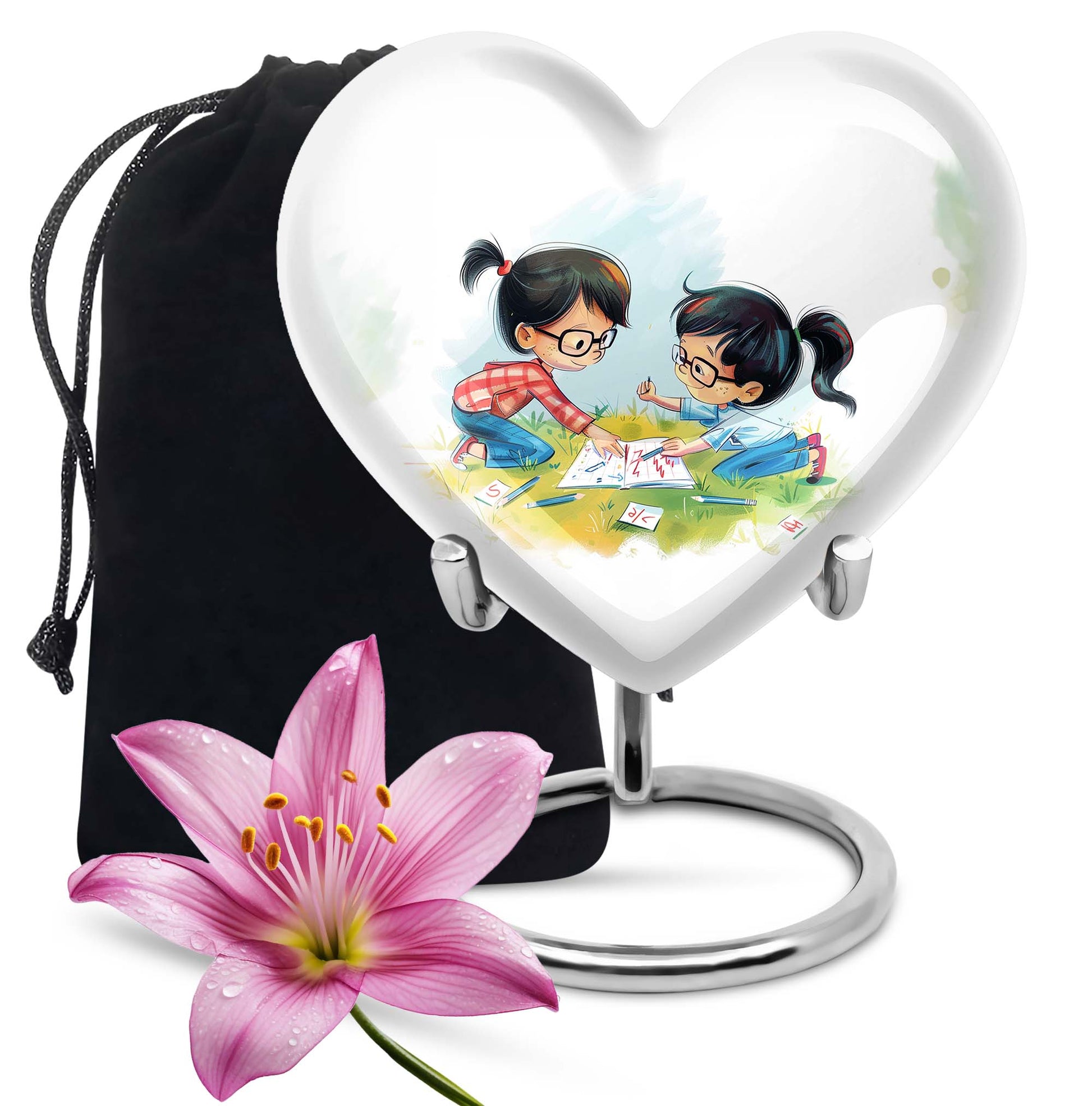 Brother And Sister Urn For Human Ashes Funeral, Ashes Cremation Urn