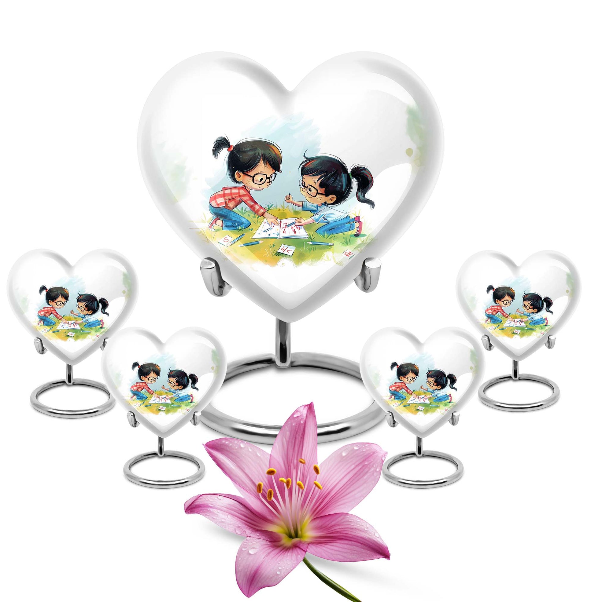 Brother And Sister Urn For Human Ashes Funeral, Ashes Cremation Urn