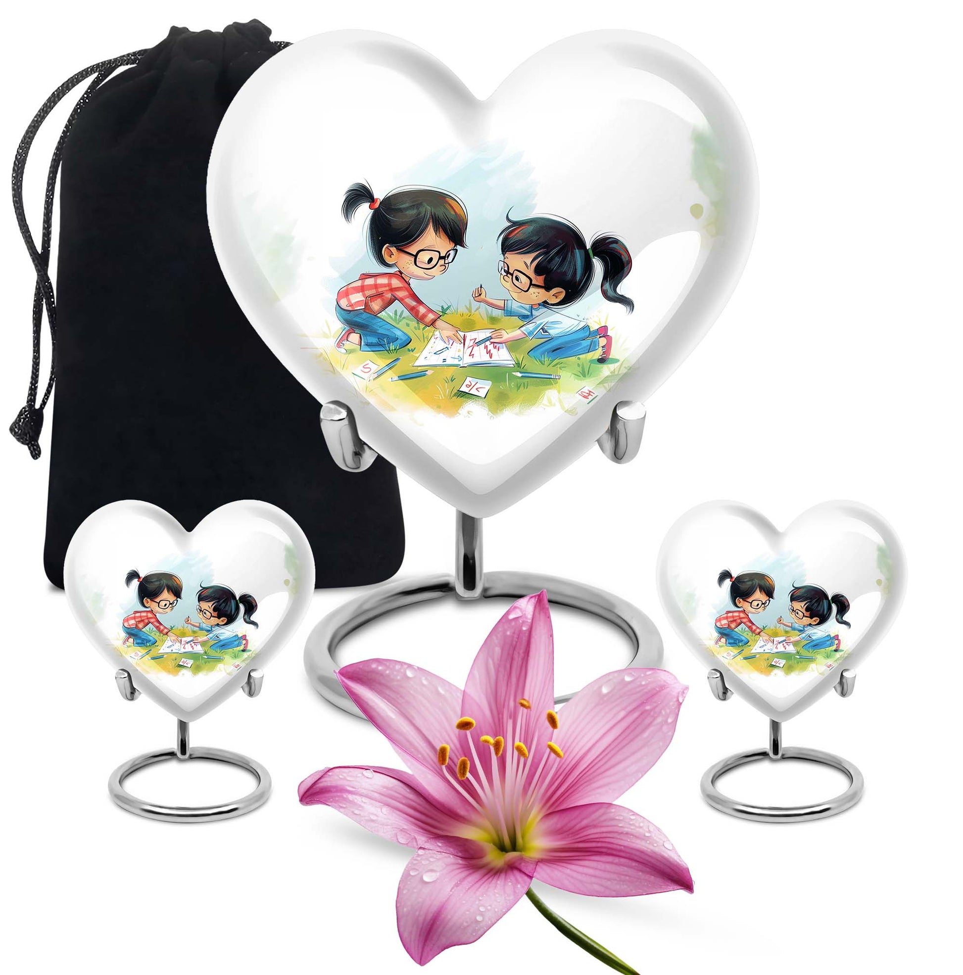 Brother And Sister Urn For Human Ashes Funeral, Ashes Cremation Urn