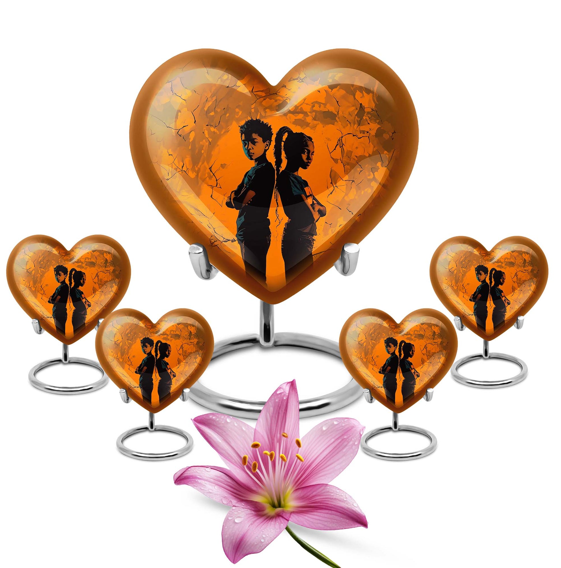 Brother And Sister Mini Urns For Human Ashes Large Funeral, Ashes Urn