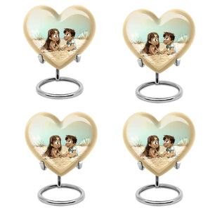 Brother And Sister Urn For Human Ashes Funeral, Ashes Urn For Ashes