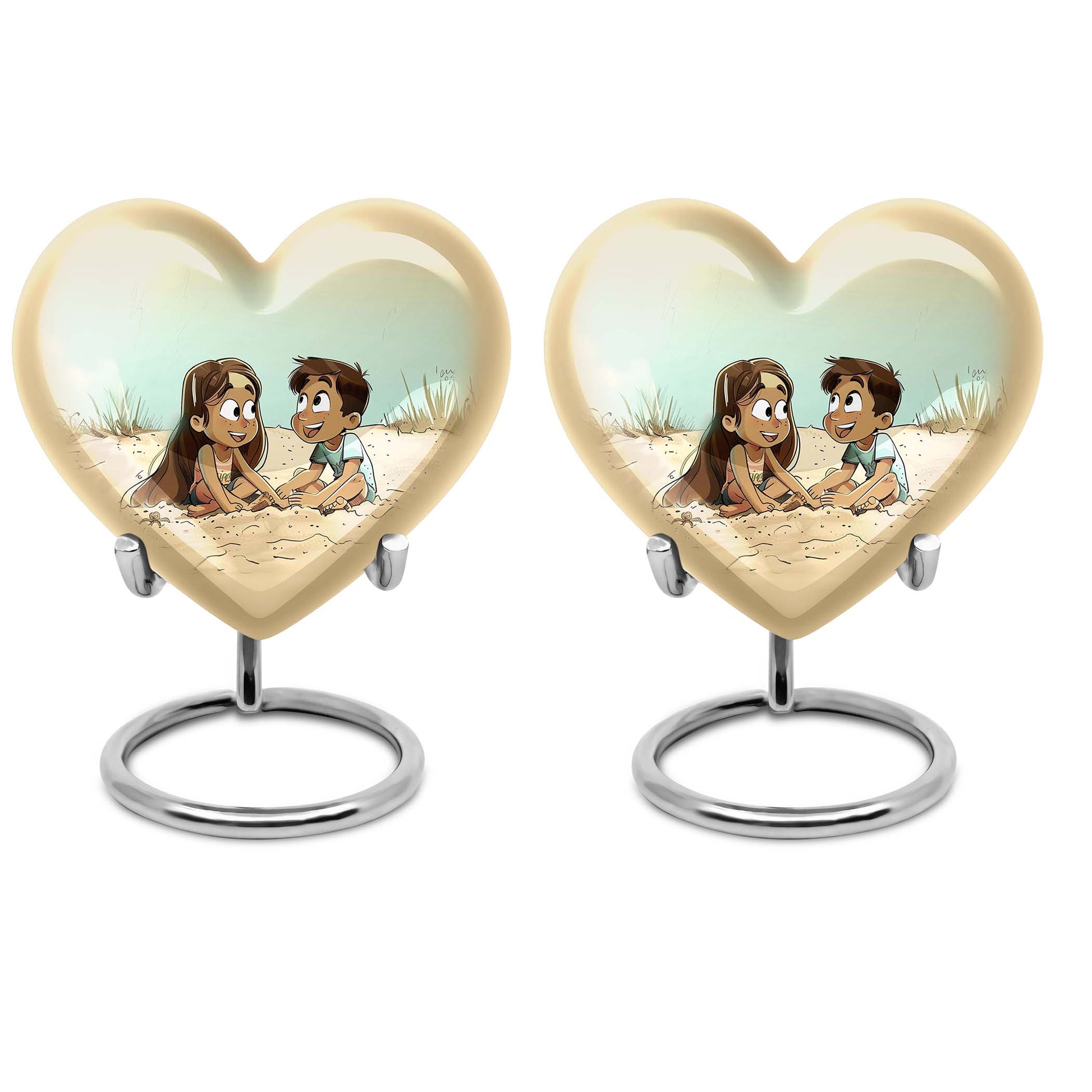 Brother And Sister Urn For Human Ashes Funeral, Ashes Urn For Ashes
