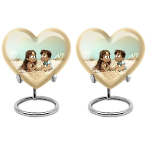 Brother And Sister Urn For Human Ashes Funeral, Ashes Urn For Ashes