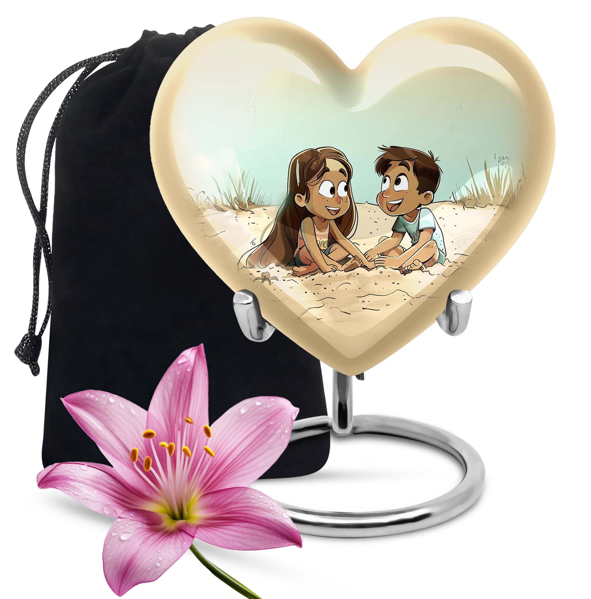 Brother And Sister Urn For Human Ashes Funeral, Ashes Urn For Ashes