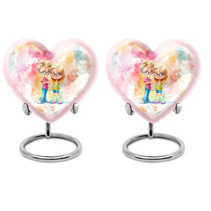 Brother And Sister Urn For Human Ashes Funeral, Ashes Cremation Urn
