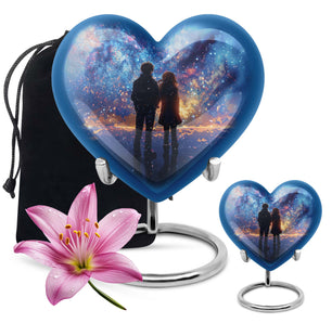 Brother And Sister Burial Urn For Human Large Funeral, Ashes Urn
