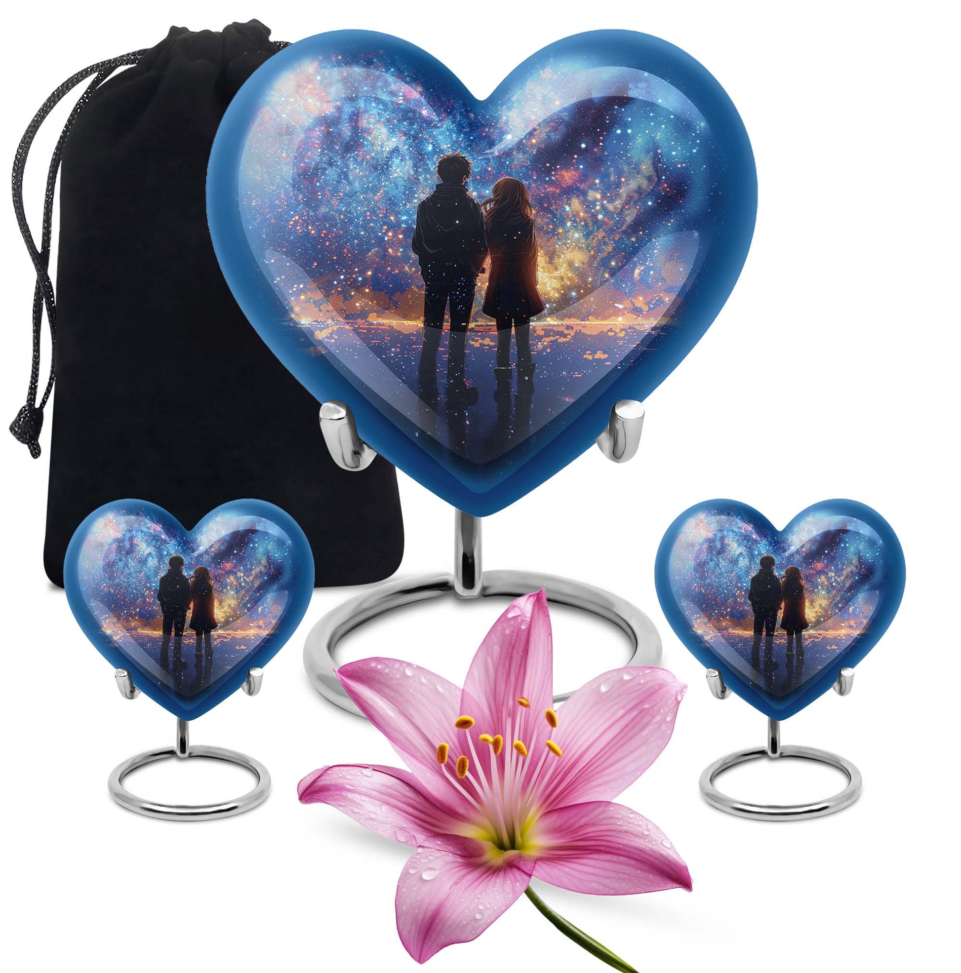 Brother And Sister Burial Urn For Human Large Funeral, Ashes Urn