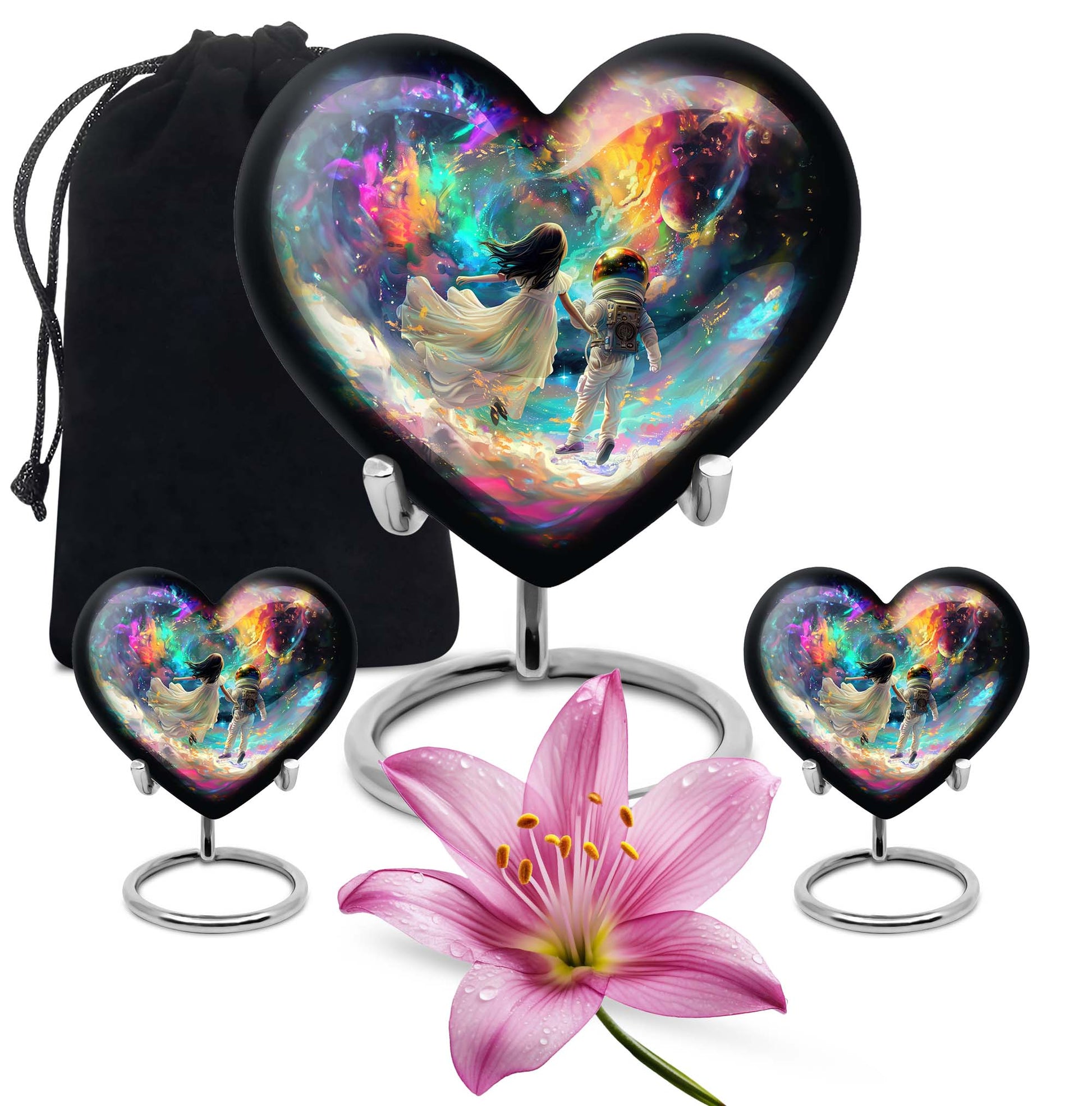 Brother And Sister Large Urn For Human Funeral, Ashes Cremation Urn
