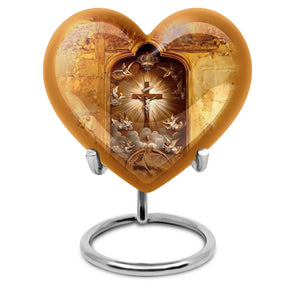 Catholic Ashes Keepsake Funeral, Ashes Cremation Urn For Ashes