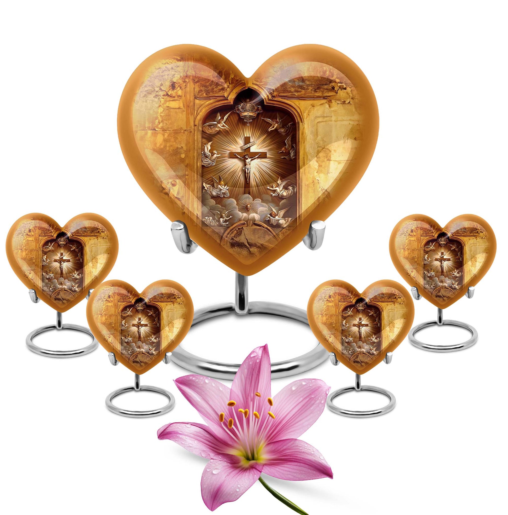 Catholic Ashes Keepsake Funeral, Ashes Cremation Urn For Ashes