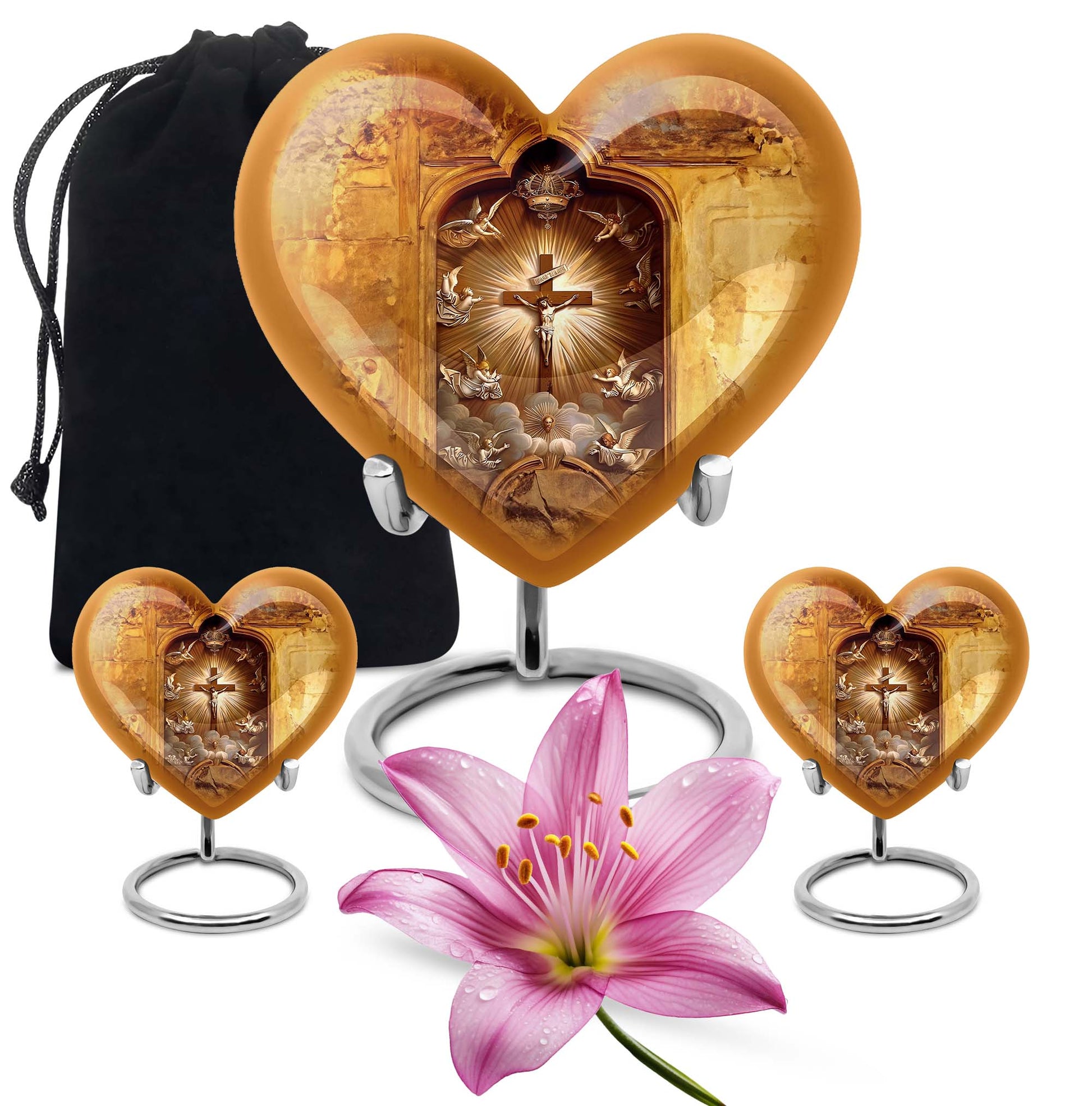 Catholic Ashes Keepsake Funeral, Ashes Cremation Urn For Ashes