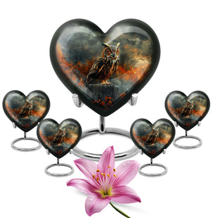 Owl Mini Urns For Ashes Funeral, Ashes Cremation Urn For Ashes